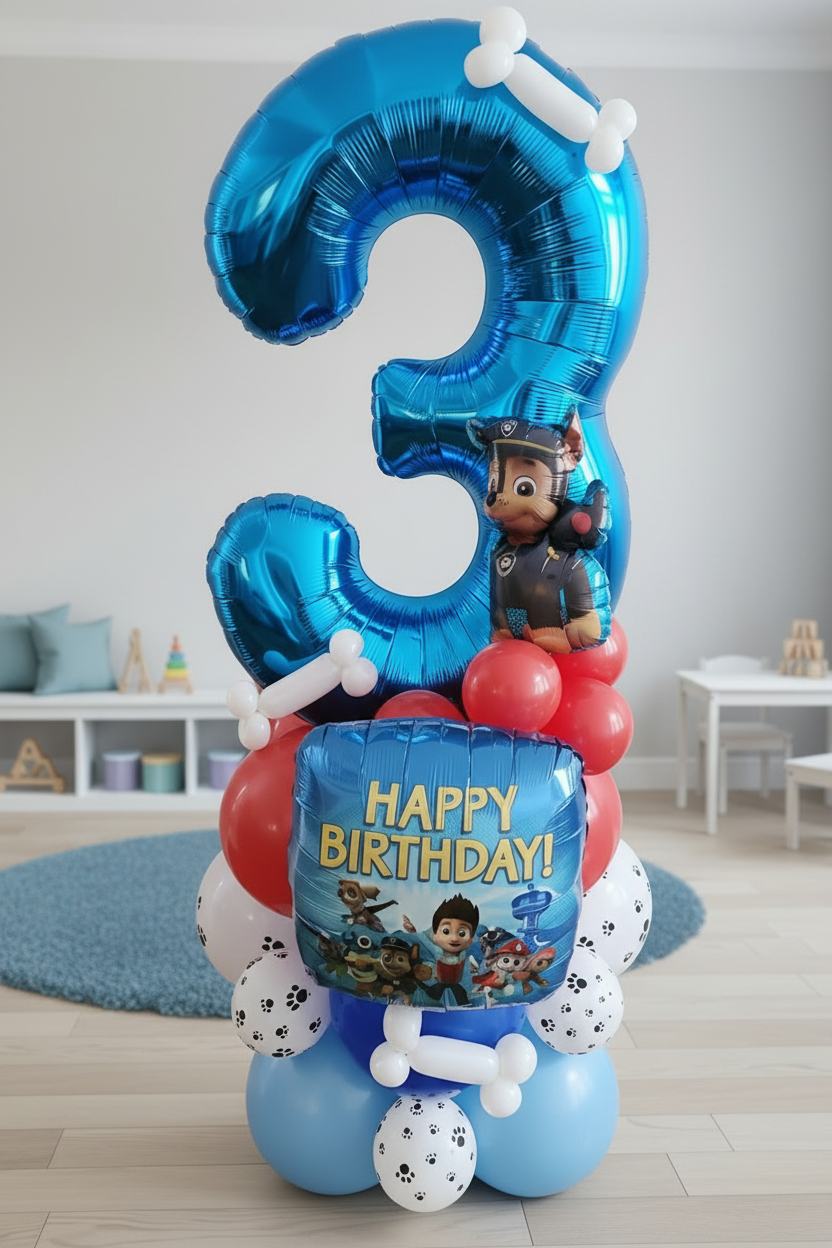 Paw Patrol Balloon Bouquet