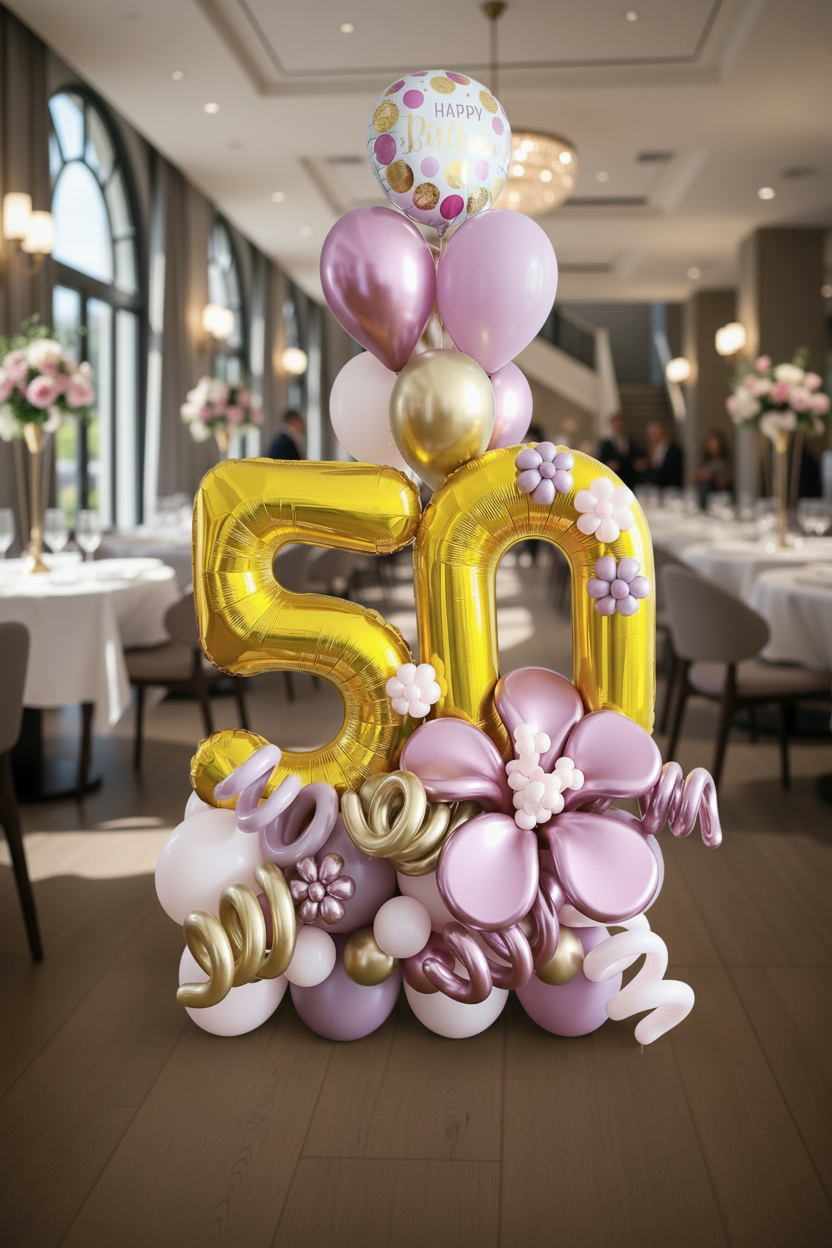 Birthday Number Balloon Bouquet