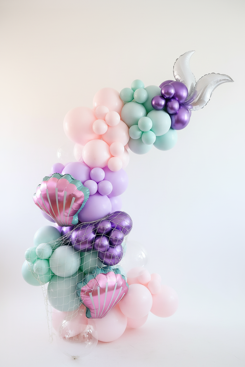 "Mermaid Tail" Balloon Garland To Go