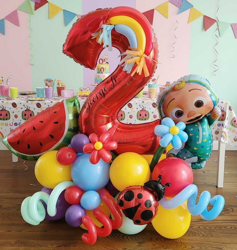 JJ Happy Birthday Balloon Bouquet