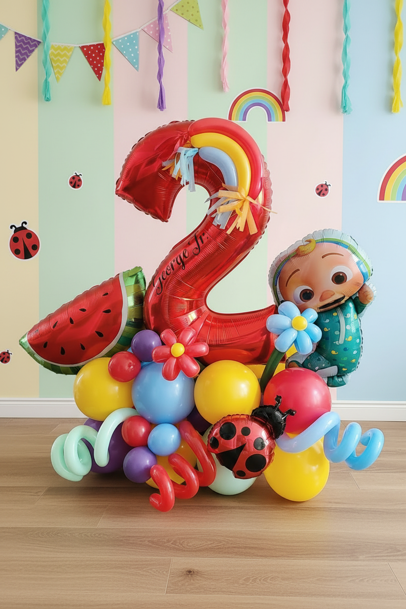 JJ Happy Birthday Balloon Bouquet