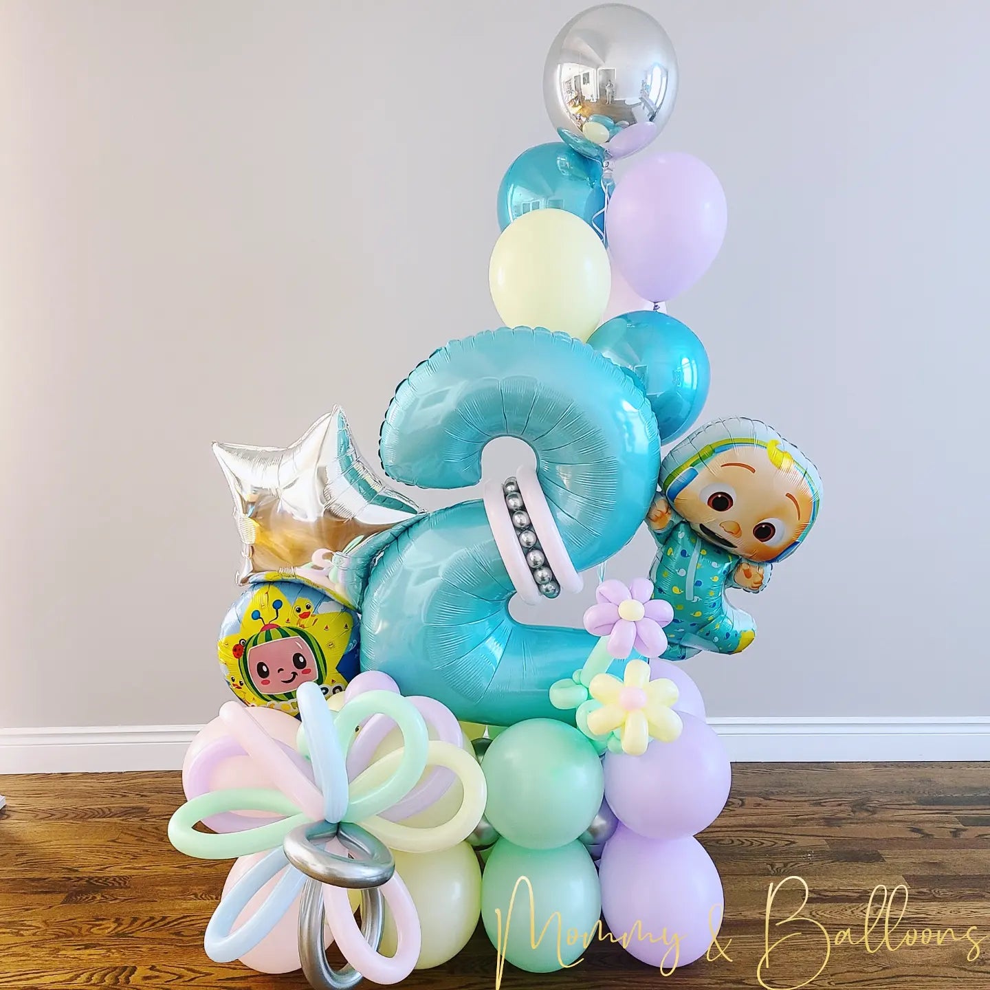 JJ Number Balloon Bouquet