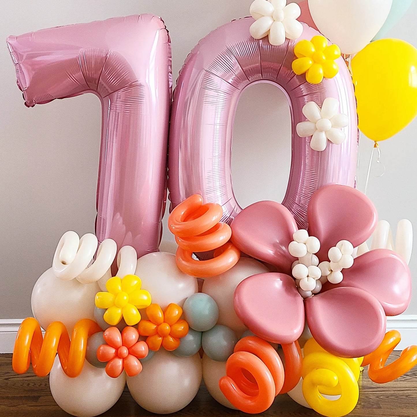 Happy Birthday Number Balloon Bouquet