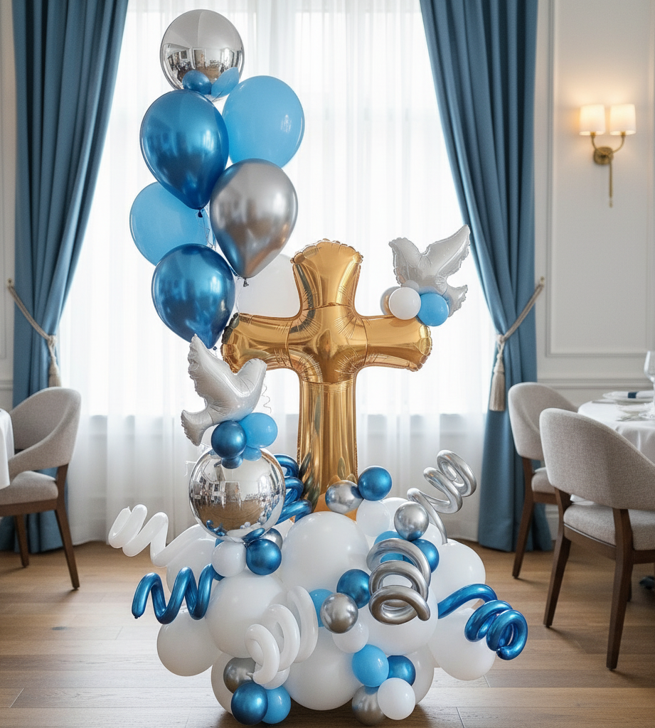 First Communion Balloon Bouquet