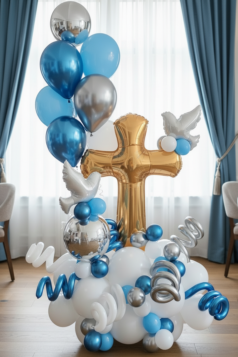 First Communion Balloon Bouquet