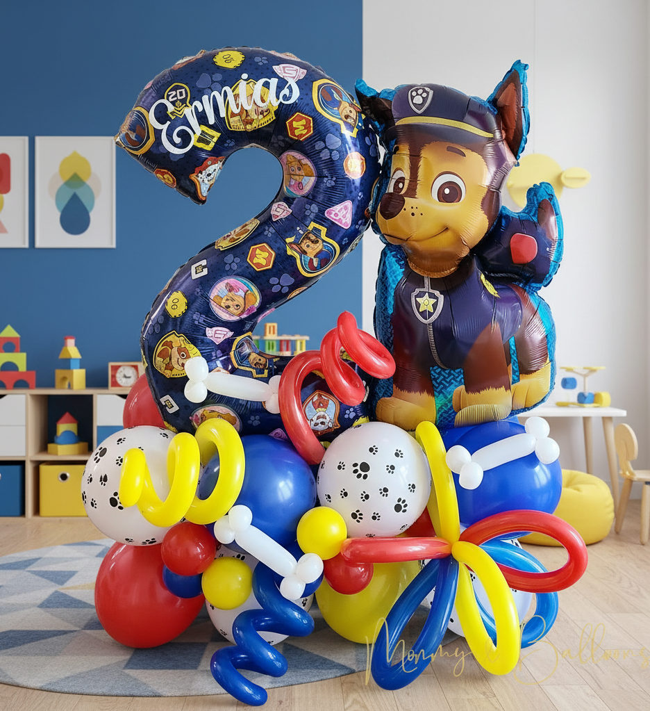 Paw Patrol Balloon Bouquet