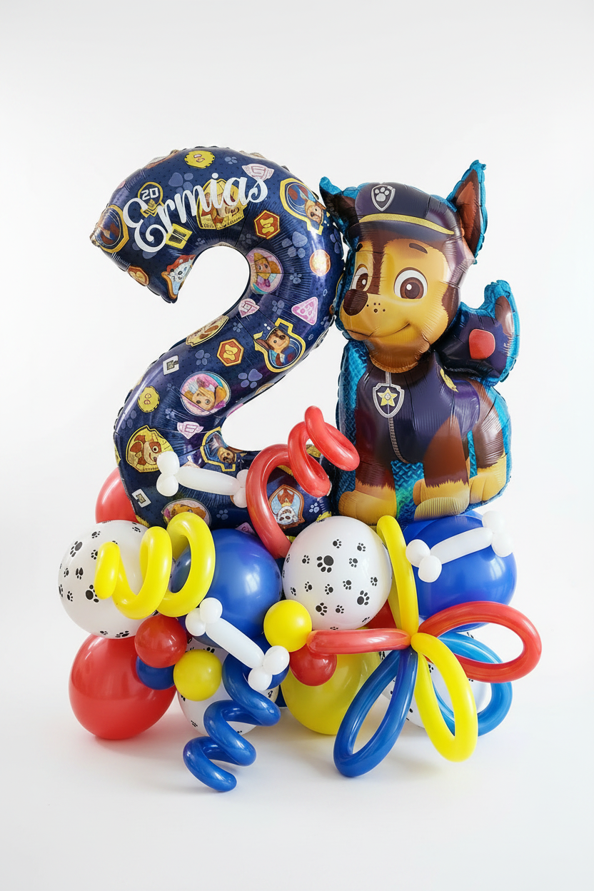 Paw Patrol Balloon Bouquet