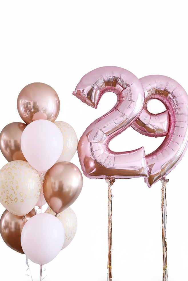 "For Her" Number Helium set