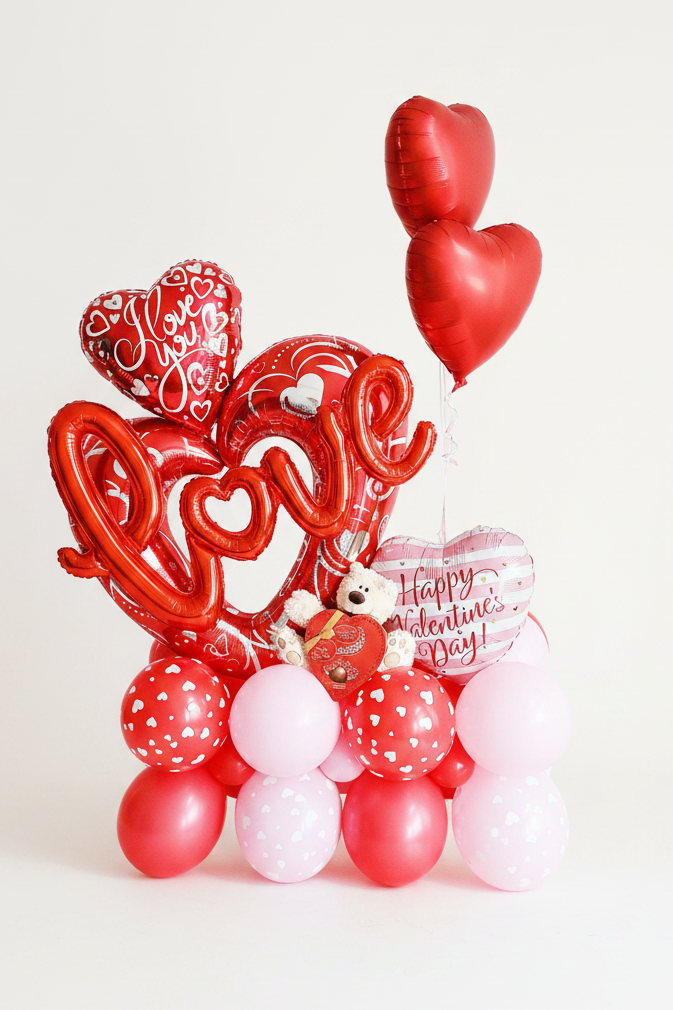 Valentine's Day Balloon Bouquet