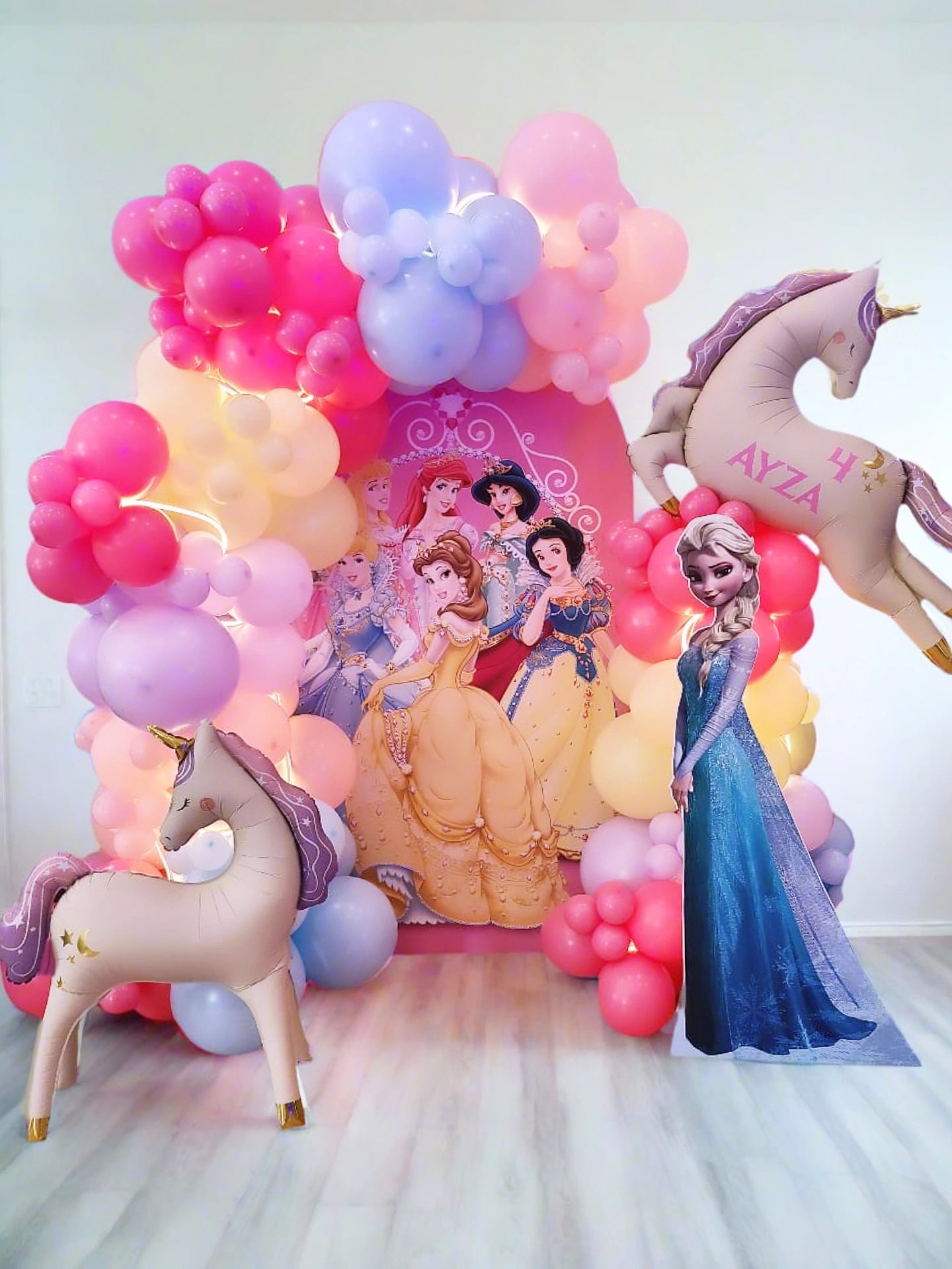 "Princesses and Unicorns" Balloon Decor Package