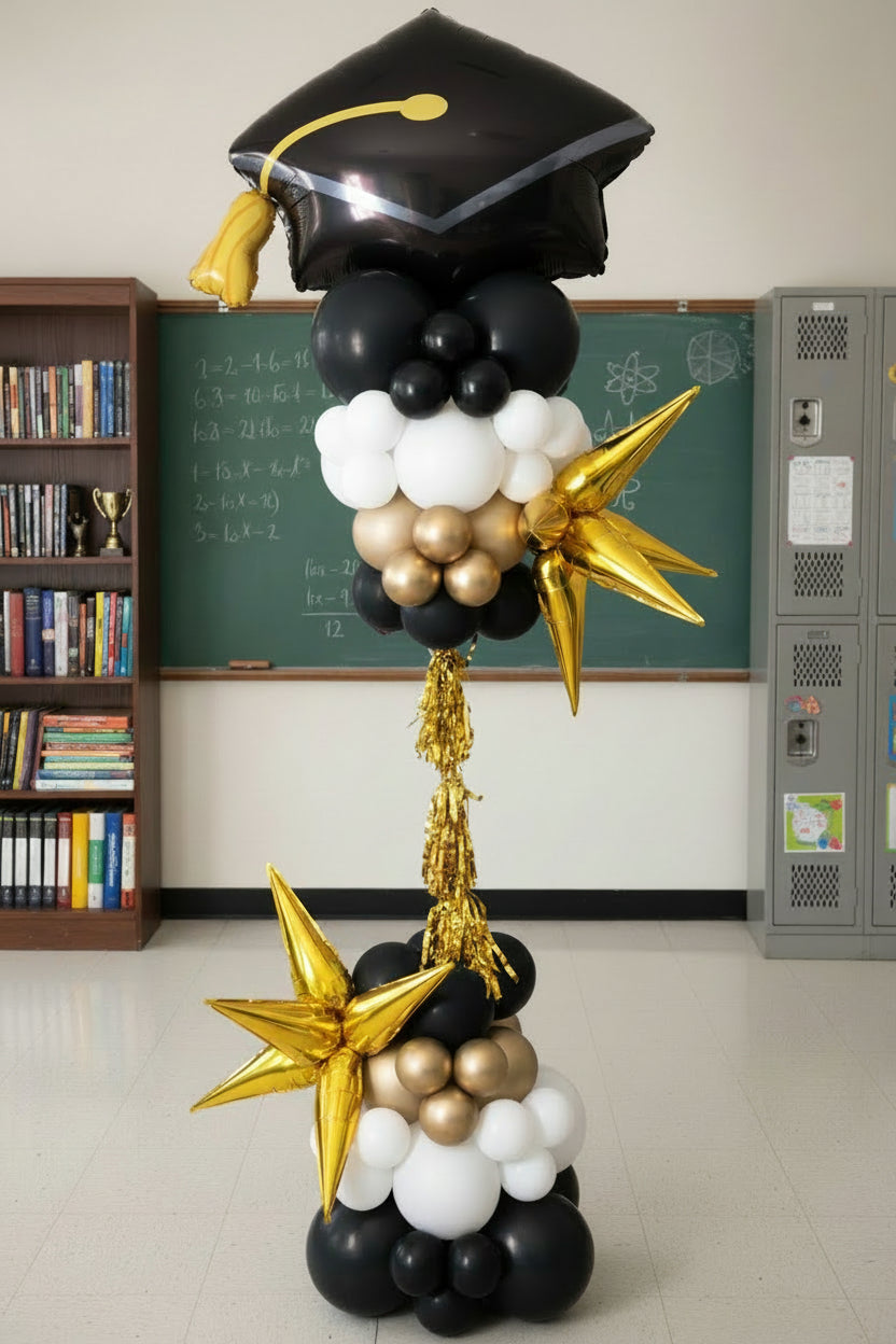 Graduation Balloon Tower