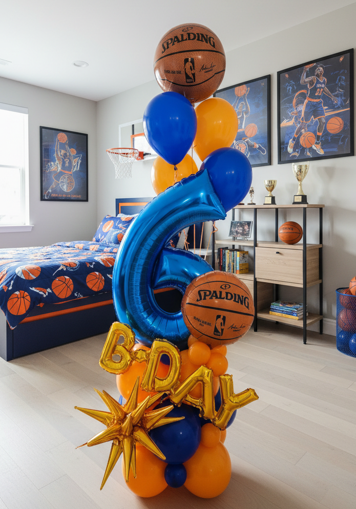 Basketball Balloons Bouquet