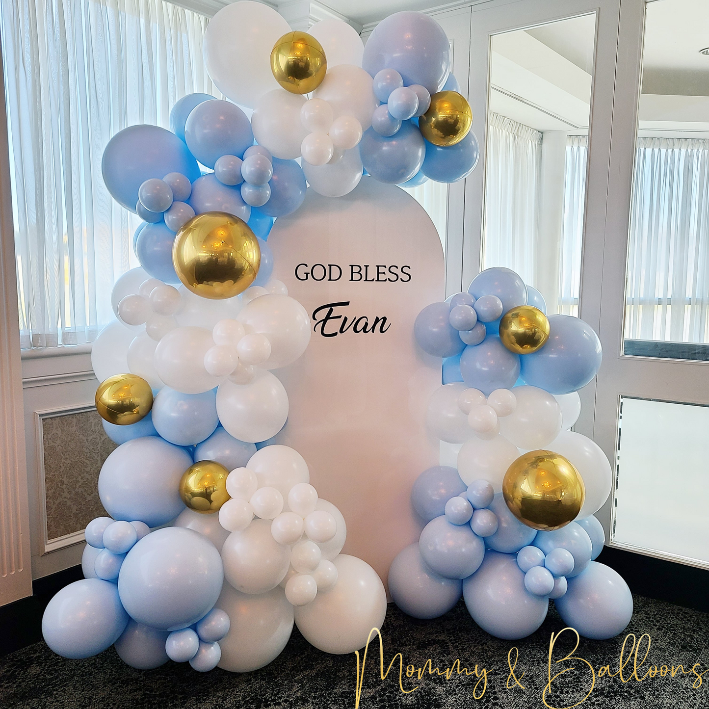 "God Bless" Balloon Decor Package