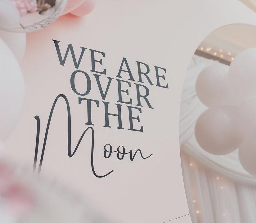 "Over The Moon" Balloon Decor Package