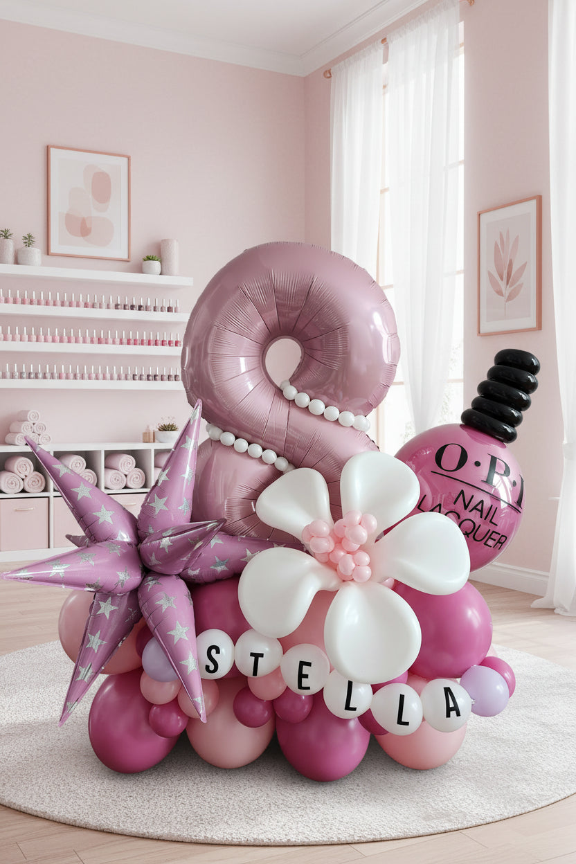 Spa Birthday Balloon Bouquet