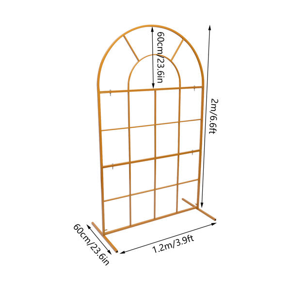 Gold French Window Backdrop (for rent)