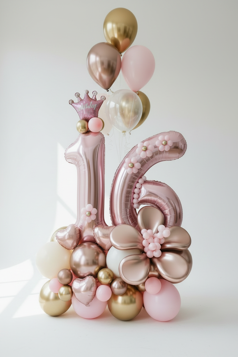 Birthday Princess Balloon Bouquet