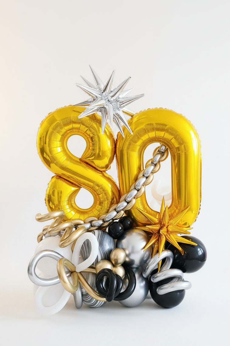 Birthday Number Balloon Bouquet