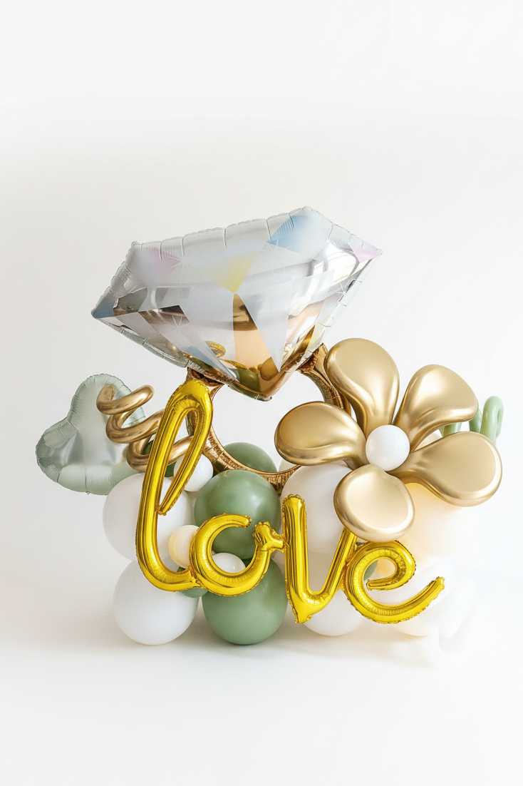She said Yes Balloon Bouquet