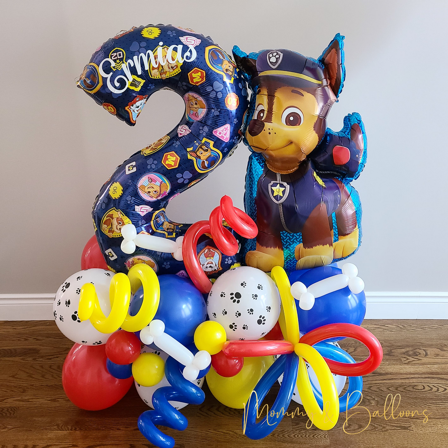 "Paw Patrol" Number Balloon Bouquet