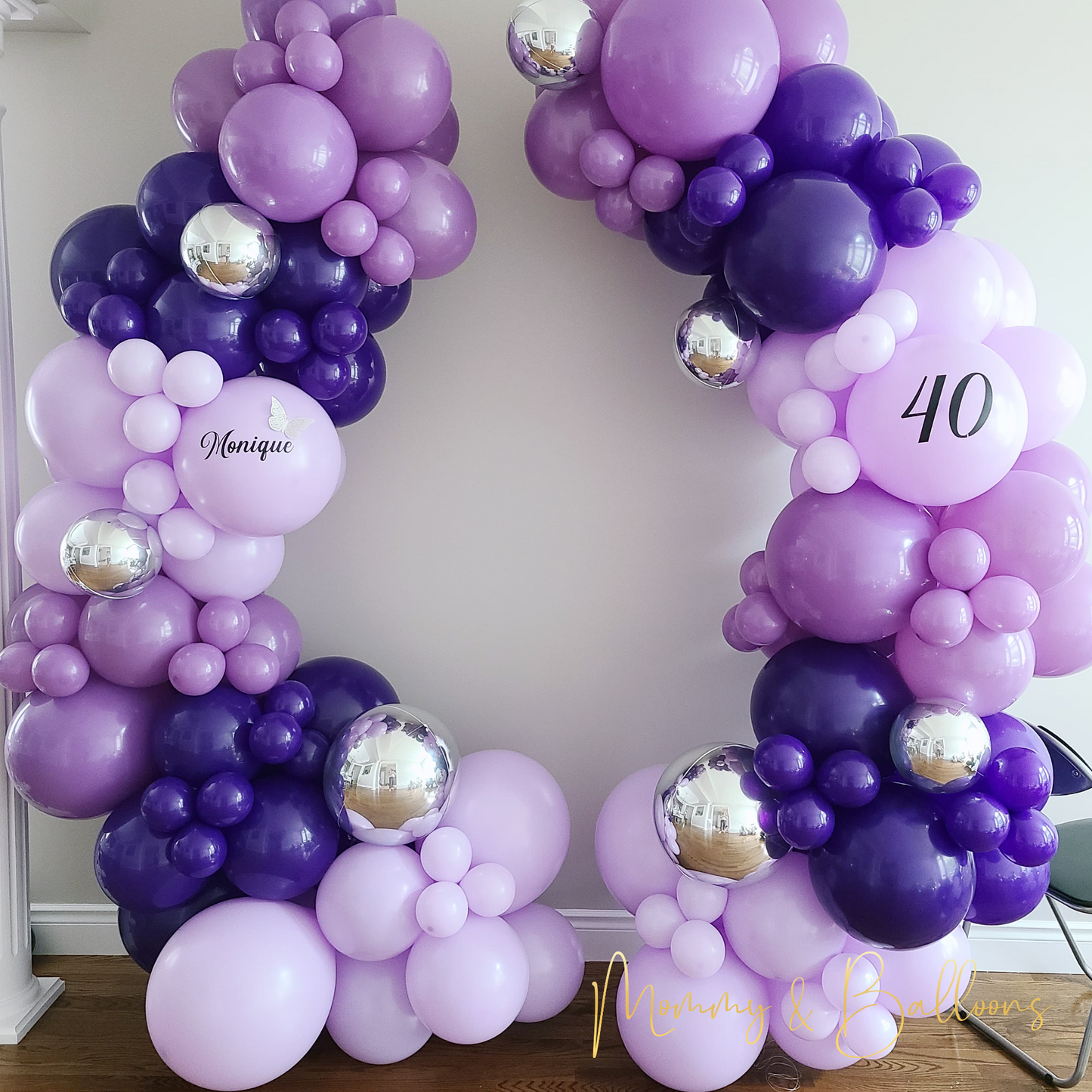 "Spring lilac" Balloon Garland To Go