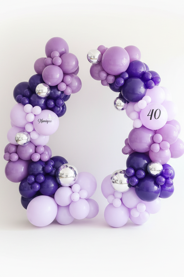 "Spring lilac" Balloon Garland To Go