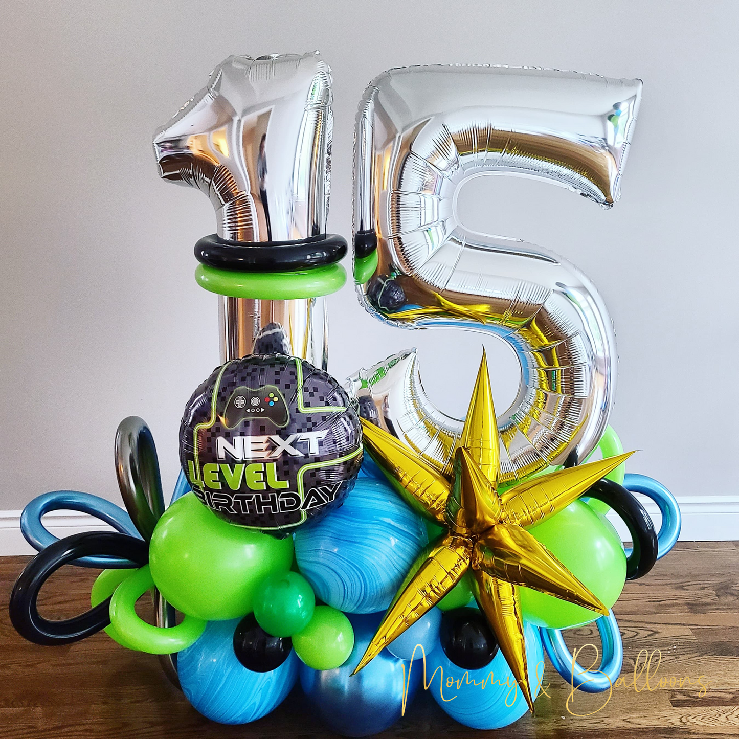 "Epic Birthday" Number Balloon Bouquet