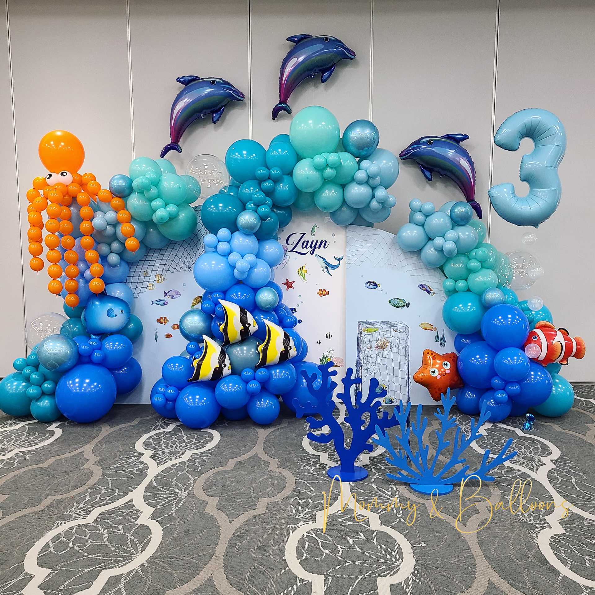 Under the sea Balloon Decor Package – Mommy and Balloons