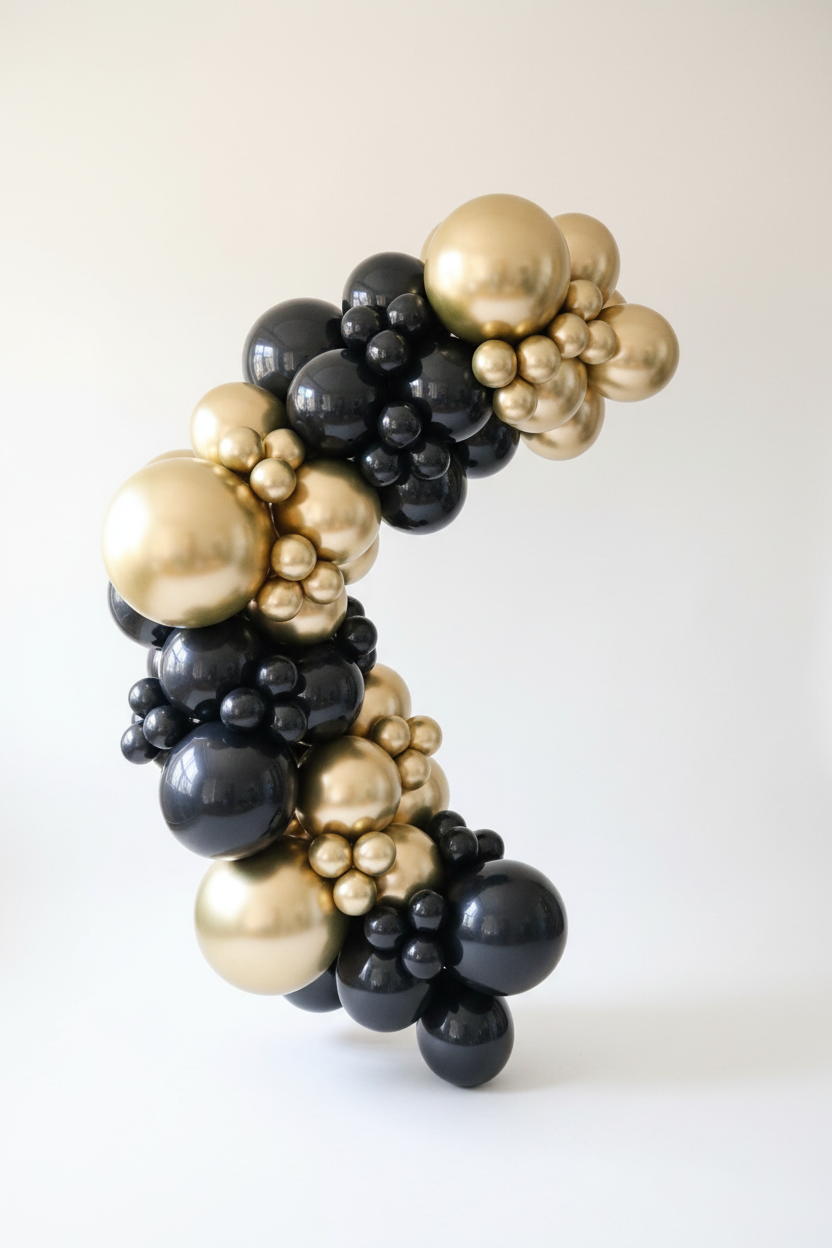 "Black and Gold" Garland to Go