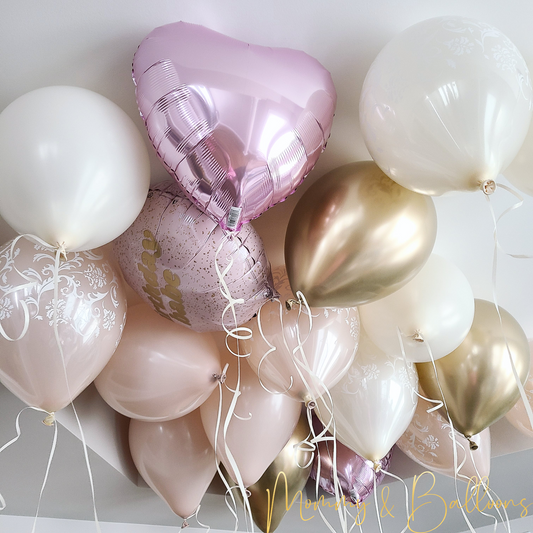 "For Her" Helium Balloons (21 total)