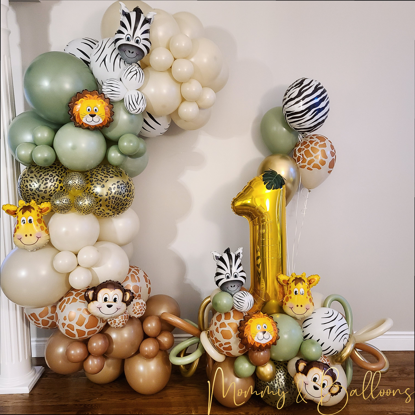 Safari Balloons Celebration Set