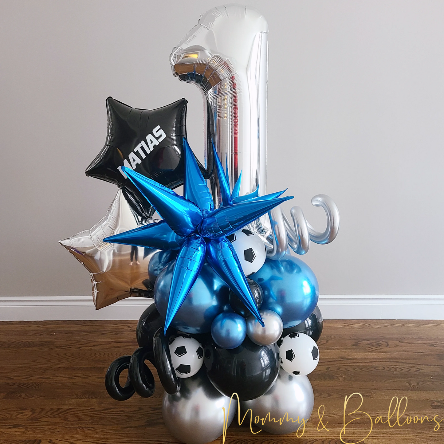 "Soccer" Balloons Bouquet