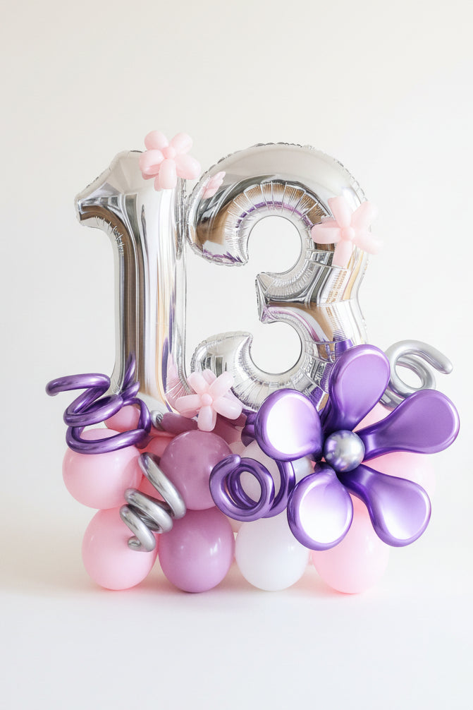 Birthday Number Balloon Bouquet