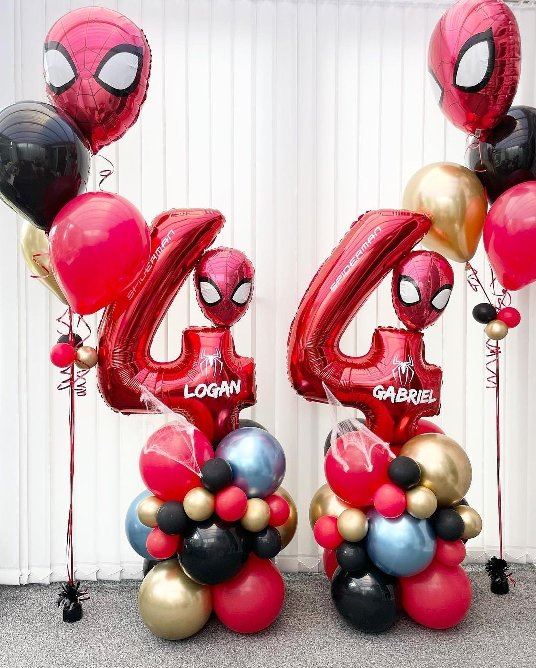 "Spiderman" Balloons Bouquet