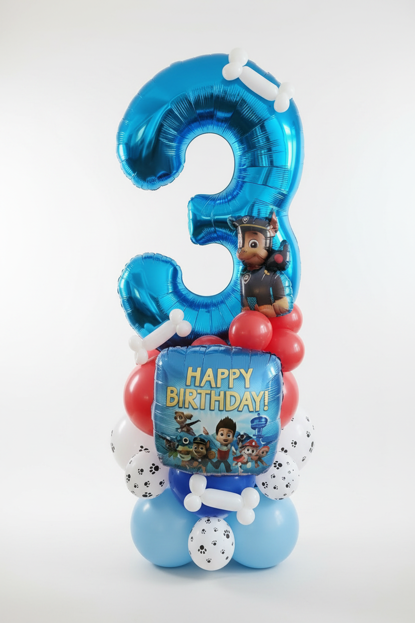 Paw Patrol Balloon Bouquet