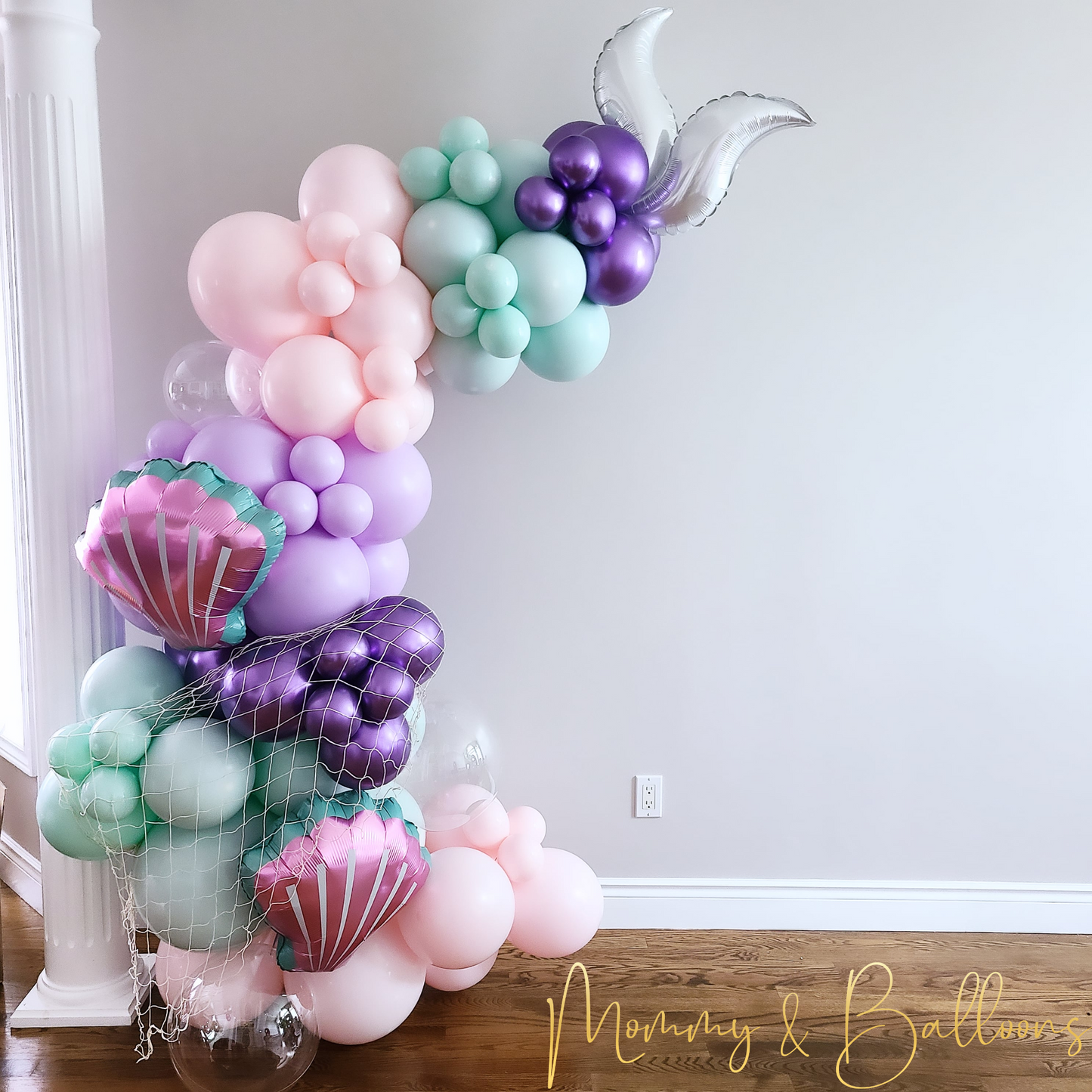 "Mermaid Tail" Balloon Garland To Go