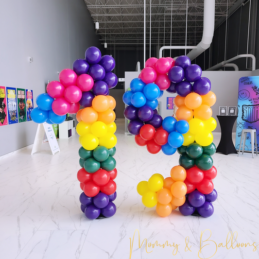 Custom Balloon Number