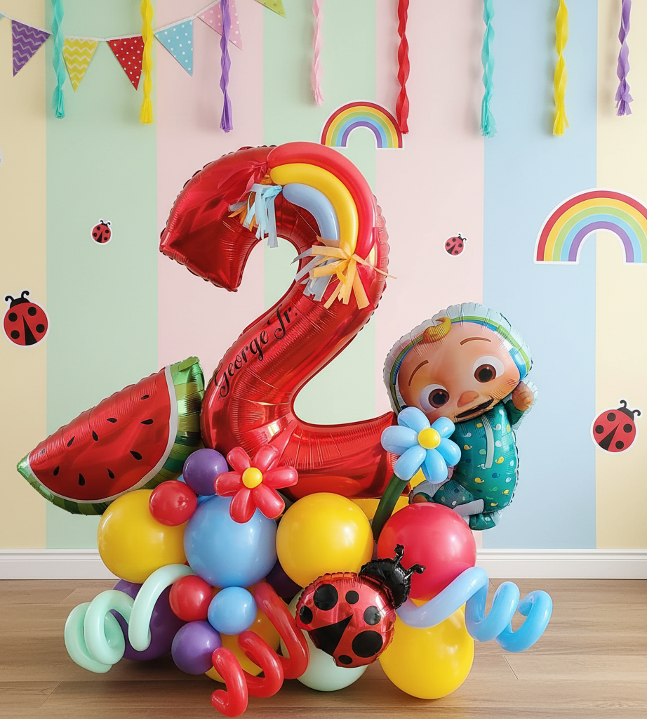 JJ Happy Birthday Balloon Bouquet