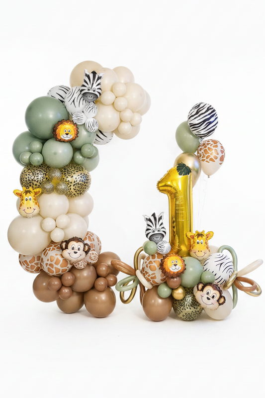Safari Balloons Celebration Set