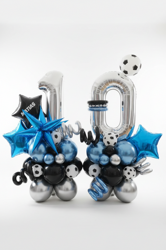 Soccer Balloons Bouquet