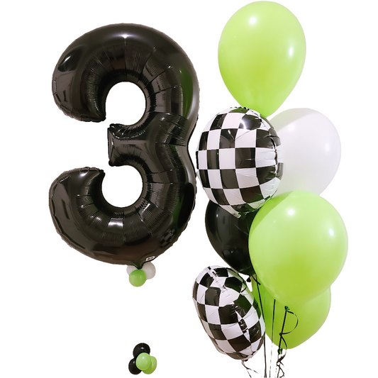 "Race Ready" Helium Balloons Bundle