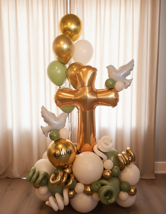"First Communion" Balloon Bouquet