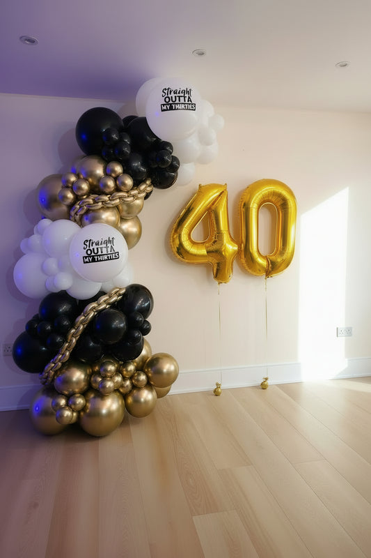 40 Birthday Balloon Garland To Go