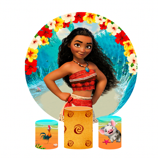 "Moana Birthday" Picture-perfect Party Balloon Decor Package