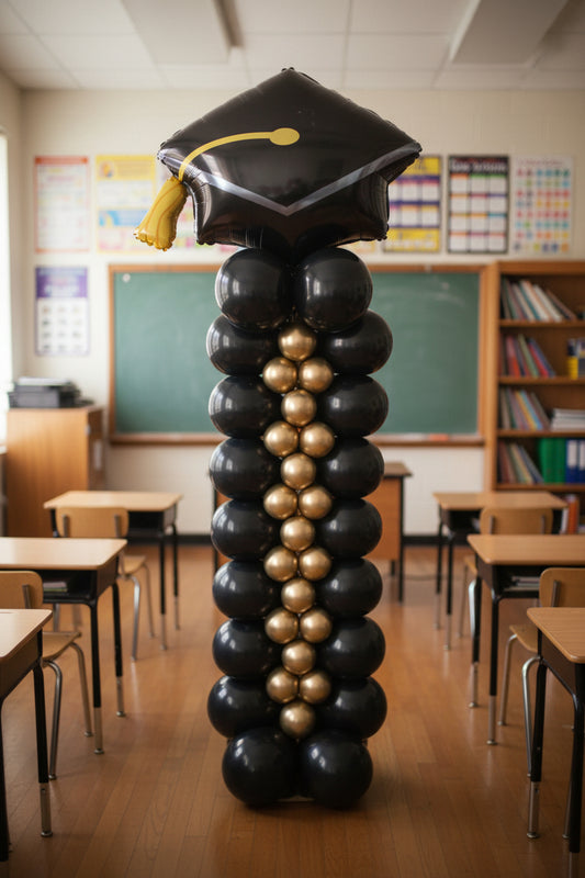 Graduation Balloon Tower