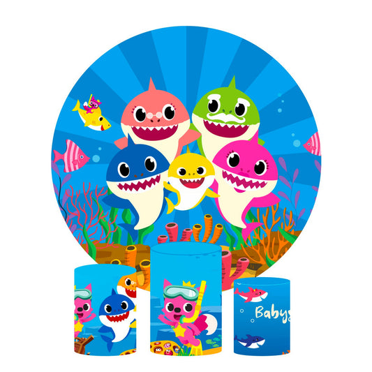 "Baby shark two-two-two" Picture-perfect Party Balloon Decor Package