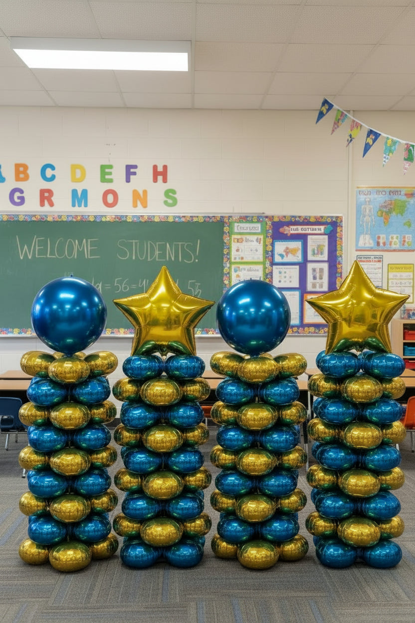Graduation Balloon Tower