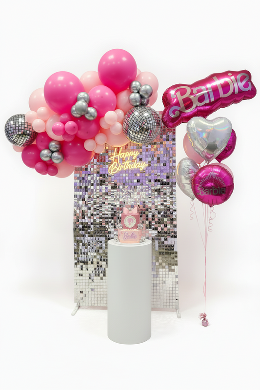 Barbie Balloon Garland to Go