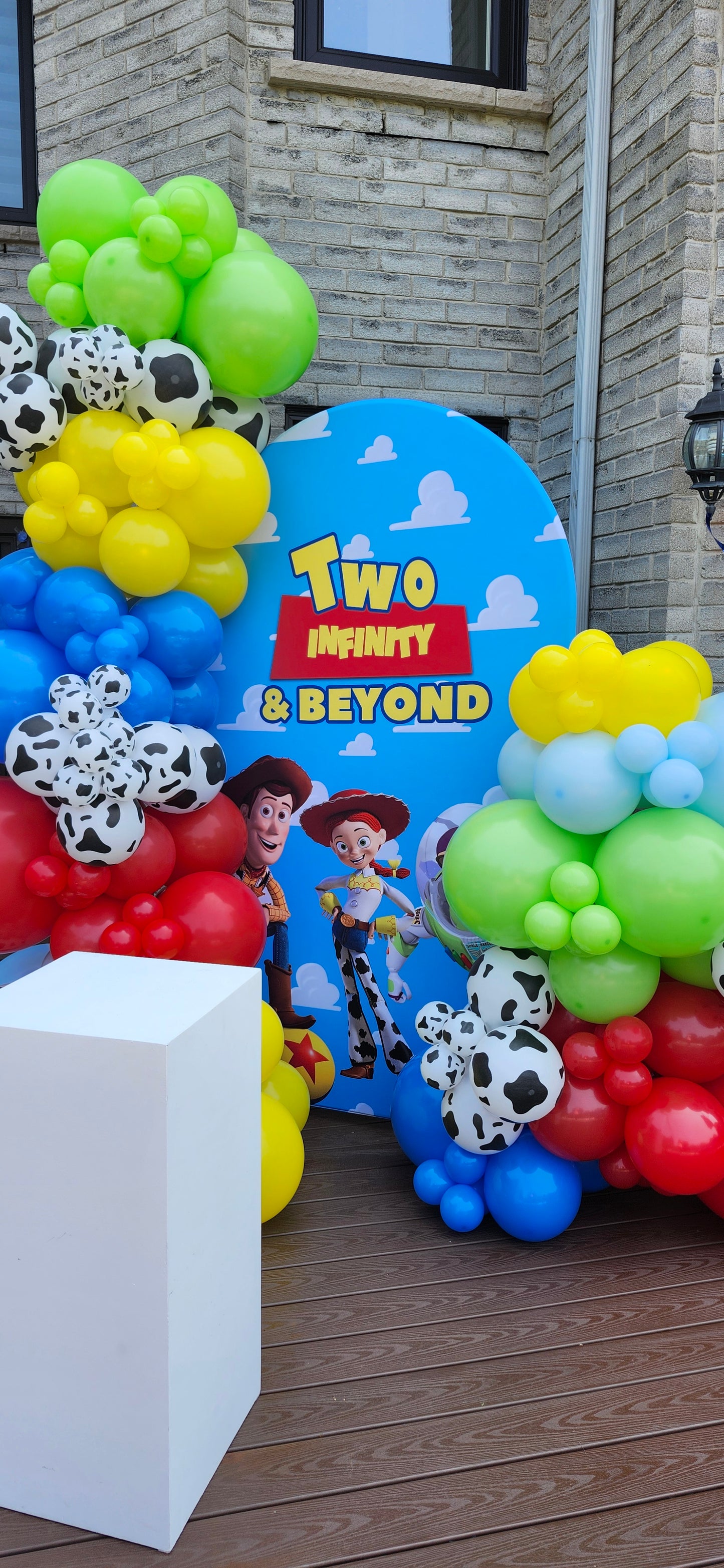 TWO Infinity & Beyond Picture-Perfect Party Balloon Decor Package