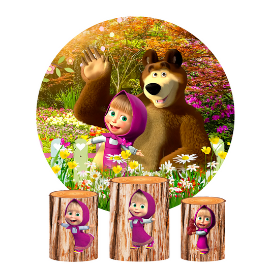 "Masha and the Bear" Picture-perfect Party Balloon Decor Package